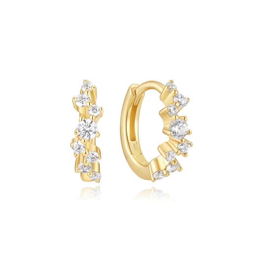  Fairy Dust - Oorringen - Zilver / 14kt GP - Zirkonia